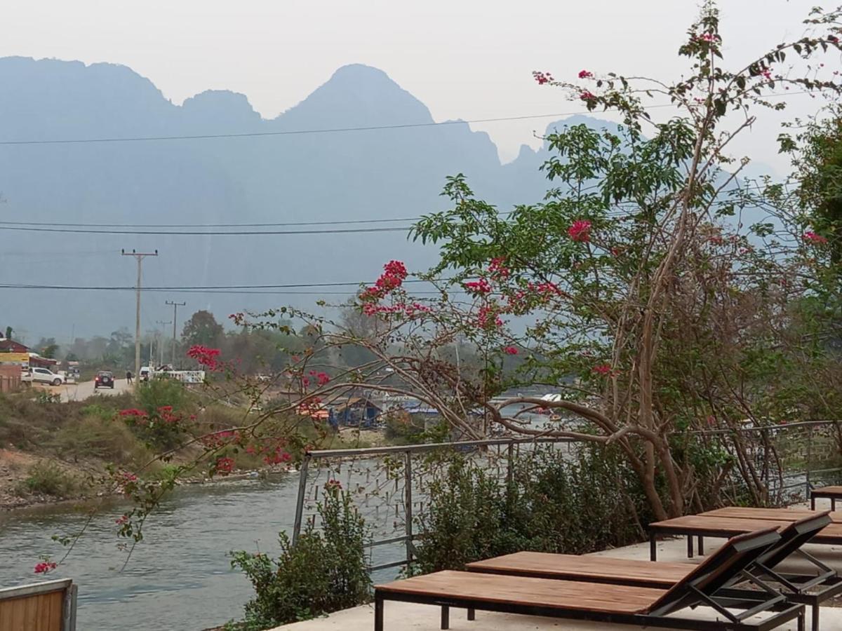 Riverside Garden Hostel Vang Vieng Extérieur photo